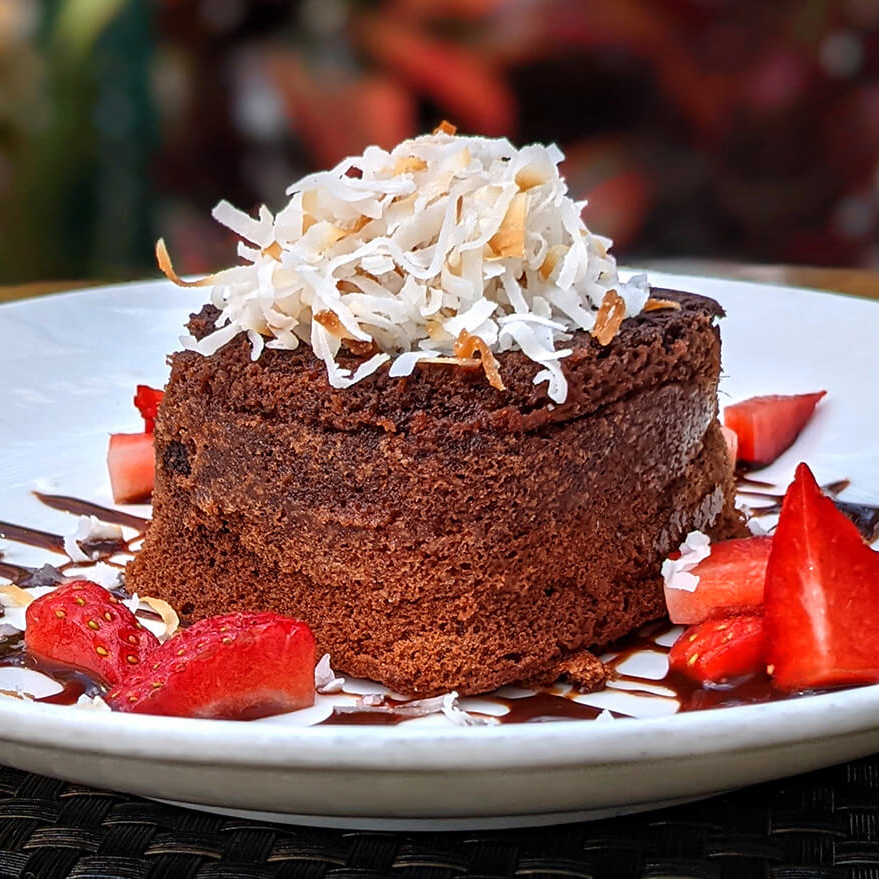 Chocolate-Coconut Lava Cake